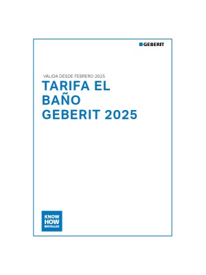 Tarifa 2025 El Baño Geberit (actualización mayo)