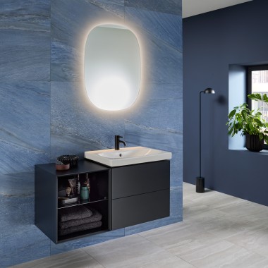 Lavabo Geberit Acanto con mueble bajo Geberit ONE