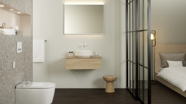 Baño con Geberit AquaClean Sela