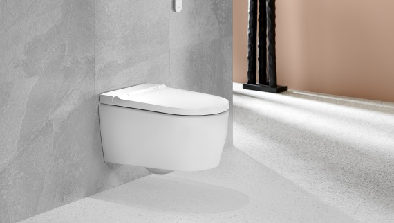Geberit AquaClean Sela: asiento de inodoro con mecanismo soft-closing de cierre amortiguado