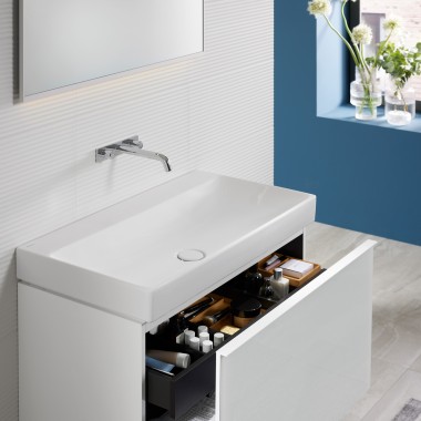 Lavabo Geberit ONE con mueble bajo Geberit Acanto