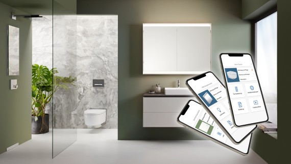 Geberit Home para controlar cómodamente los productos smart de Geberit