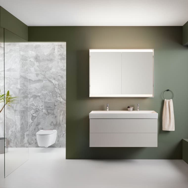 Más espacio, limpieza y versatilidad en el baño gracias a los productos Geberit ONE Más espacio, limpieza y versatilidad en el baño gracias a los productos Geberit ONE