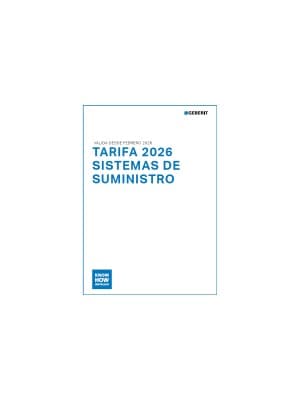 Tarifa 2026 Sistemas Suministro Geberit Tarifa 2026 Sistemas Suministro Geberit