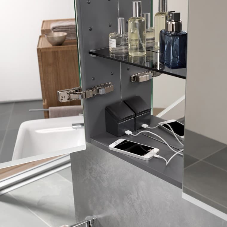 Puerto USB integrado Geberit Option (© Geberit) Puerto USB integrado Geberit Option (© Geberit)