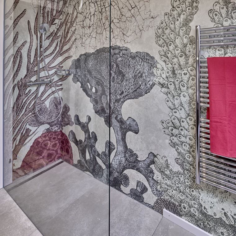 Ducha a ras de suelo con canal de ducha CleanLine Ducha a ras de suelo con canal de ducha CleanLine