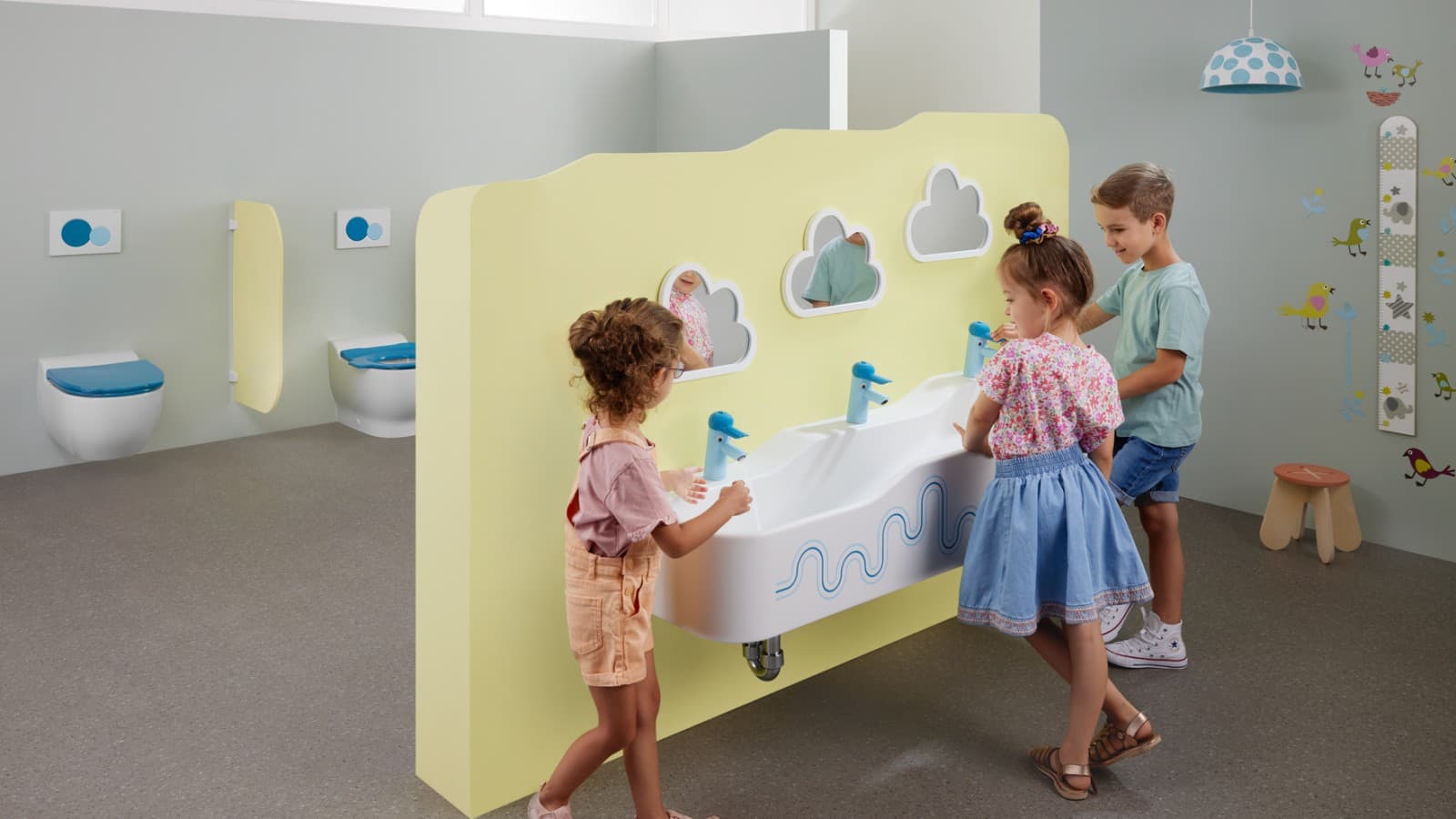 Nueva serie Geberit Bambini para los más pequeños Nueva serie Geberit Bambini para los más pequeños