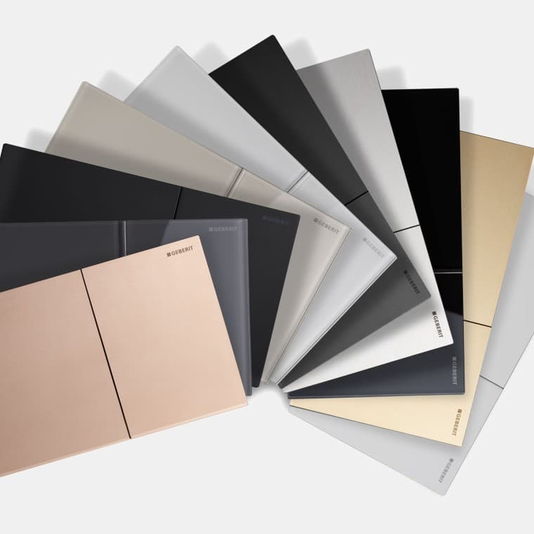 Geberit Sigma70 en varios materiales y colores Geberit Sigma70 en varios materiales y colores