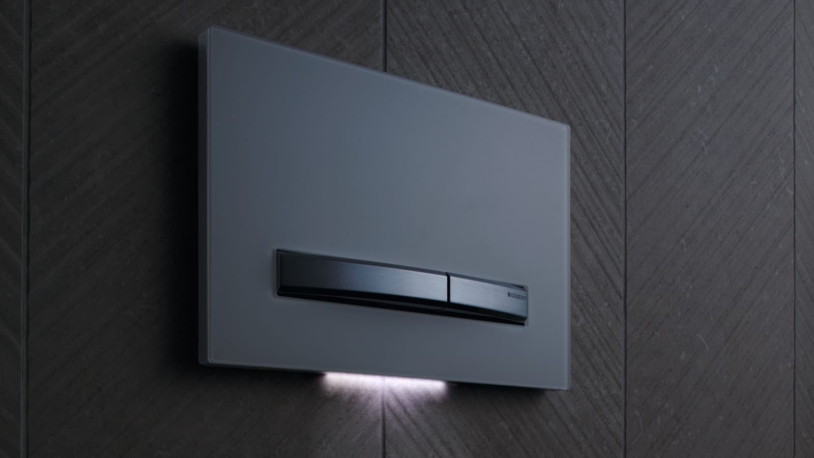 Pulsador Geberit Sigma50 con luz de orientación Pulsador Geberit Sigma50 con luz de orientación