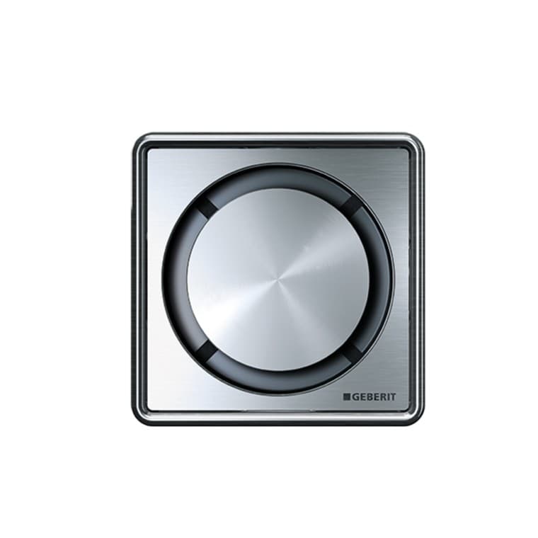 La cubierta de diseño de Geberit CleanPoint en versión redonda. La cubierta de diseño de Geberit CleanPoint en versión redonda.