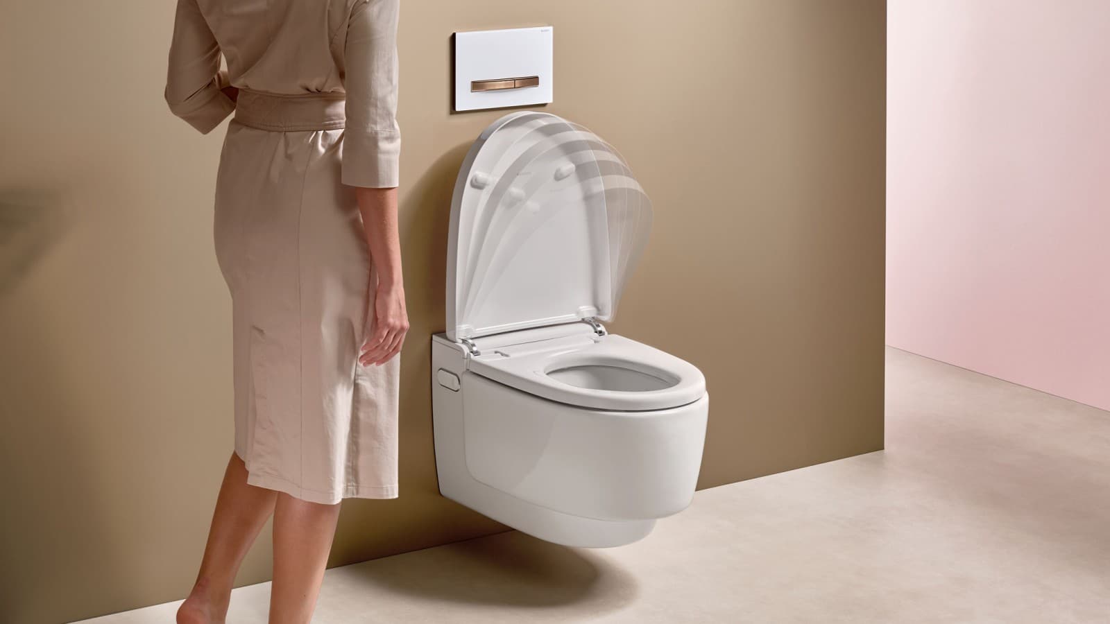 Geberit AquaClean Mera con apertura automática Geberit AquaClean Mera con apertura automática