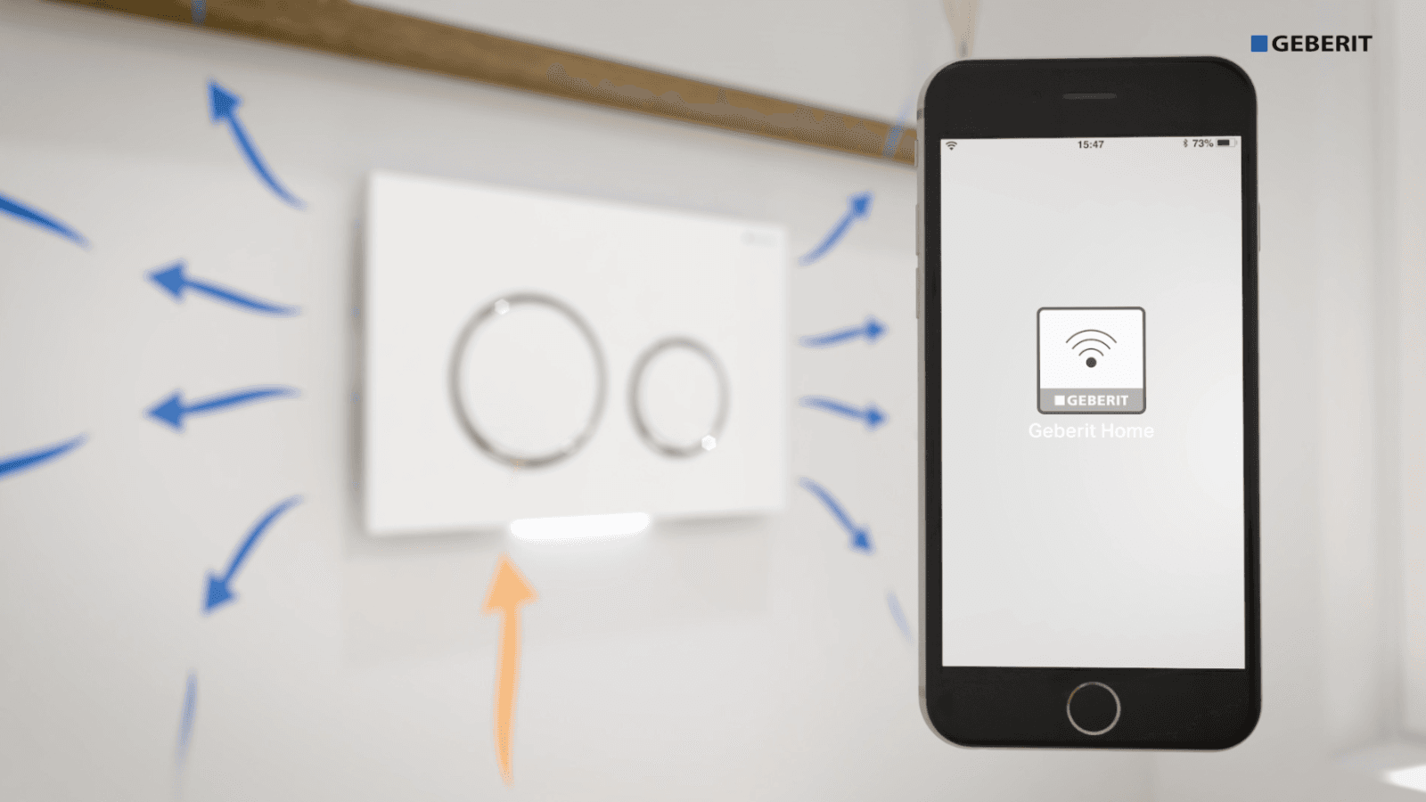 Se pSe puede utilizar la app Geberit Home para controlar las funciones inteligentes de Geberit DuoFresh Se pSe puede utilizar la app Geberit Home para controlar las funciones inteligentes de Geberit DuoFresh
