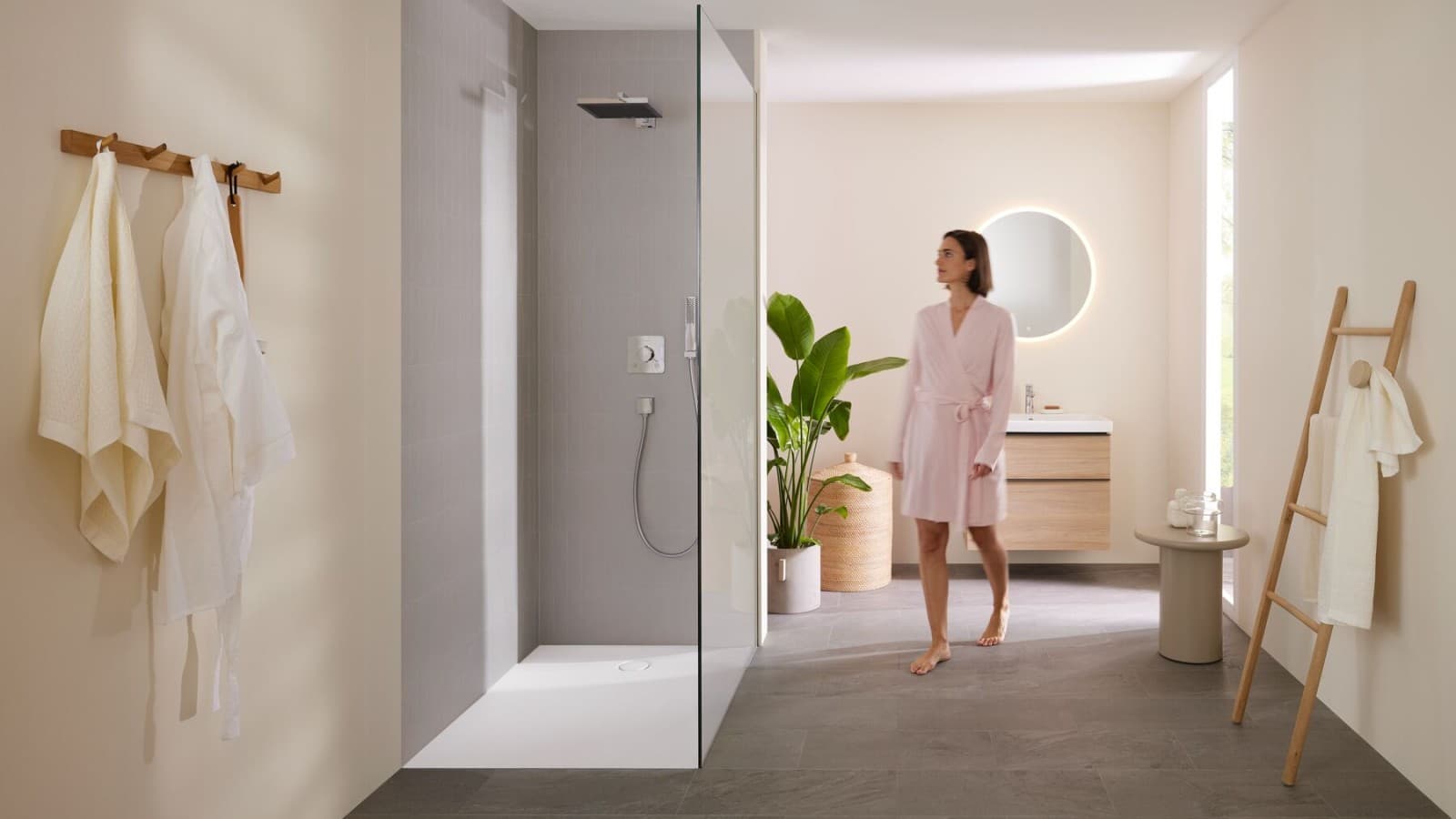 Baño Geberit con plato de ducha Geberit Baño Geberit con plato de ducha Geberit