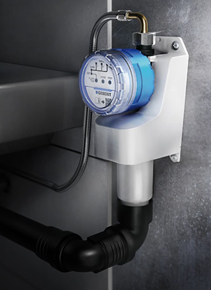 Descarga higiénica Geberit Rapid montada directamente donde se necesita Descarga higiénica Geberit Rapid montada directamente donde se necesita