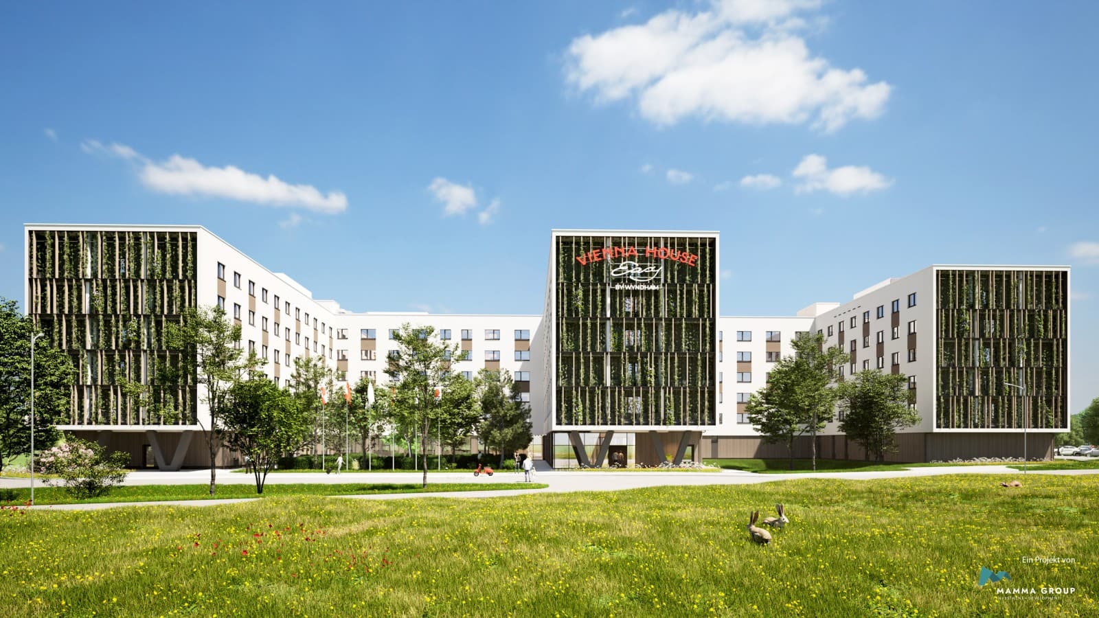 El hotel más grande de Europa construido con madera híbrida abrió sus puertas en Viena Schwechat (© BKK3 Architektur) El hotel más grande de Europa construido con madera híbrida abrió sus puertas en Viena Schwechat (© BKK3 Architektur)