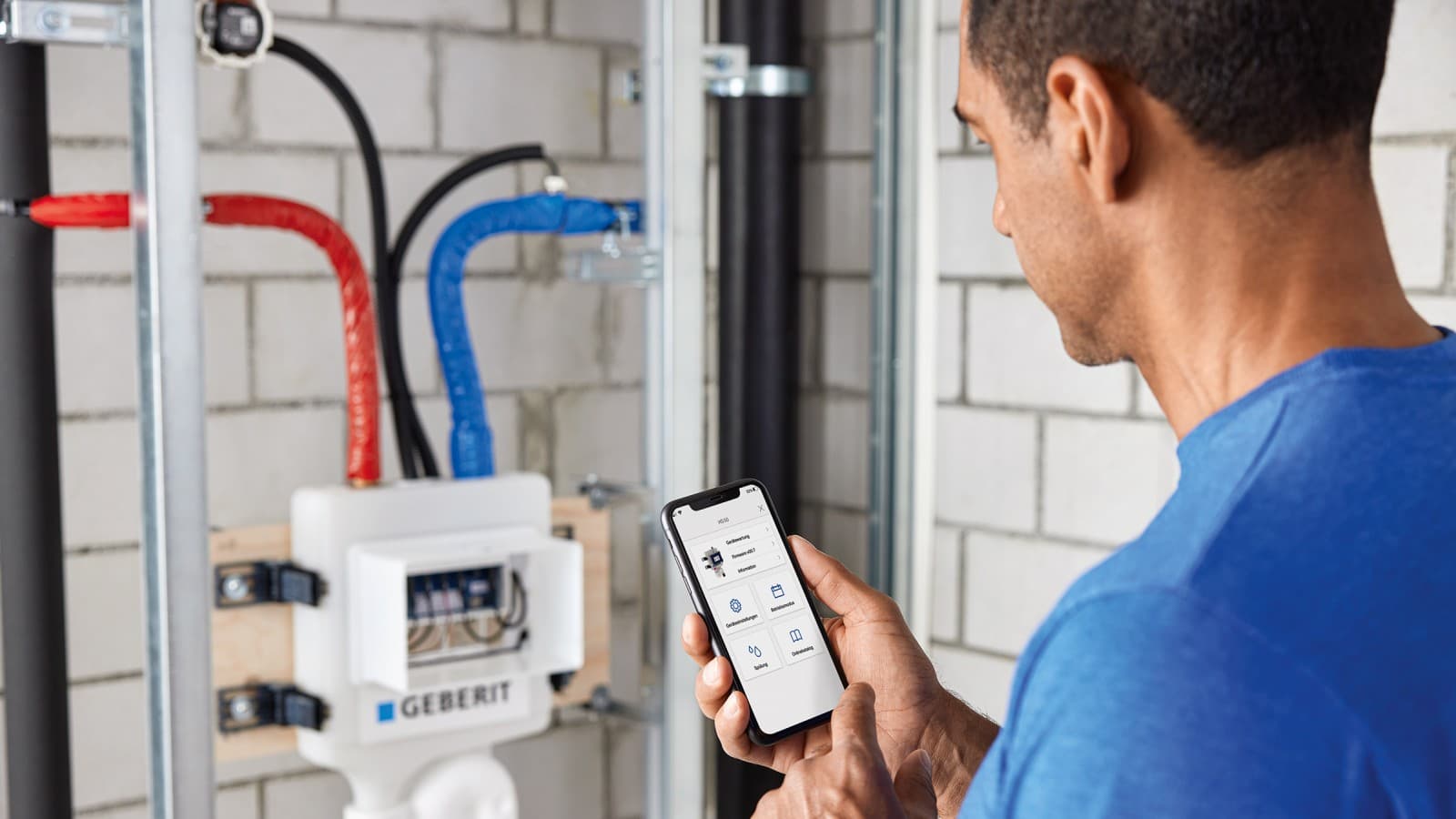 Mantenimiento online a través de Geberit Connect Mantenimiento online a través de Geberit Connect