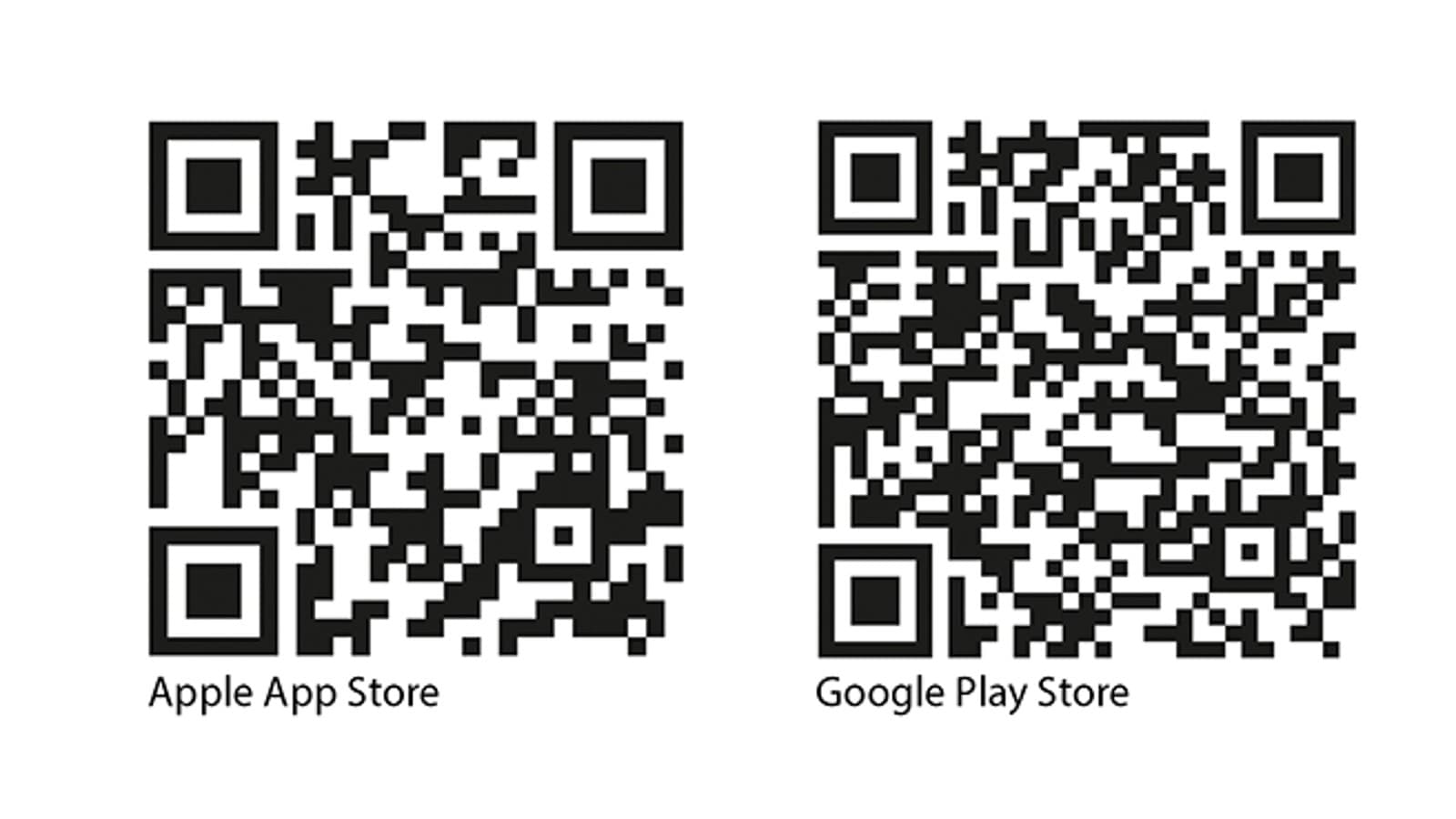 Códigos QR app Geberit Home para iOS y Android Códigos QR app Geberit Home para iOS y Android