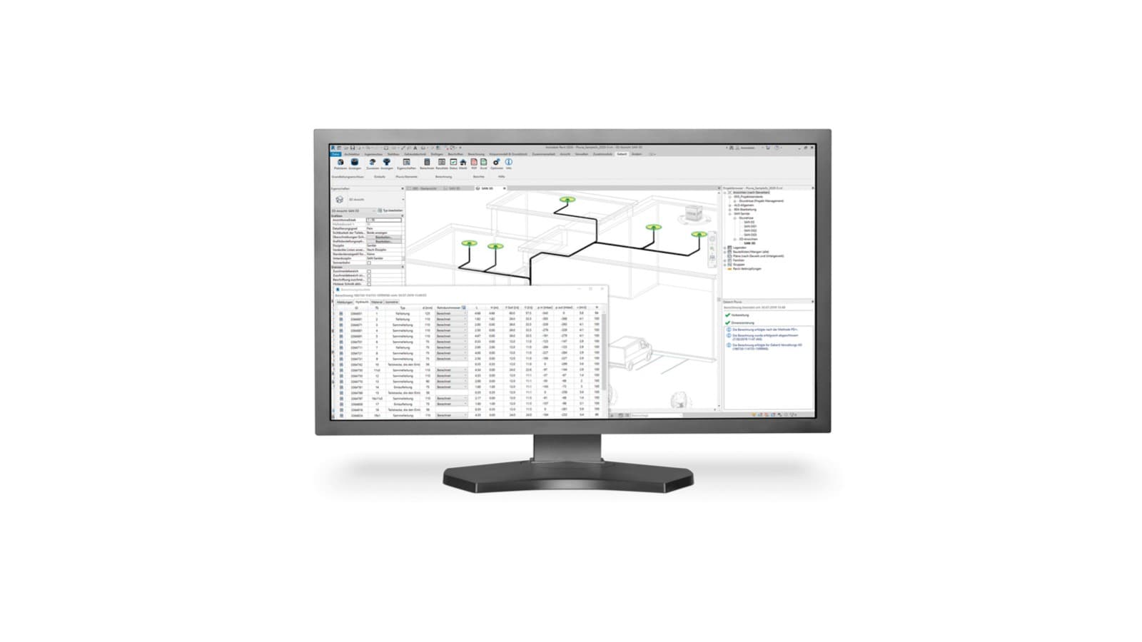 Captura de pantalla de una consulta de cálculo de Pluvia Captura de pantalla de una consulta de cálculo de Pluvia