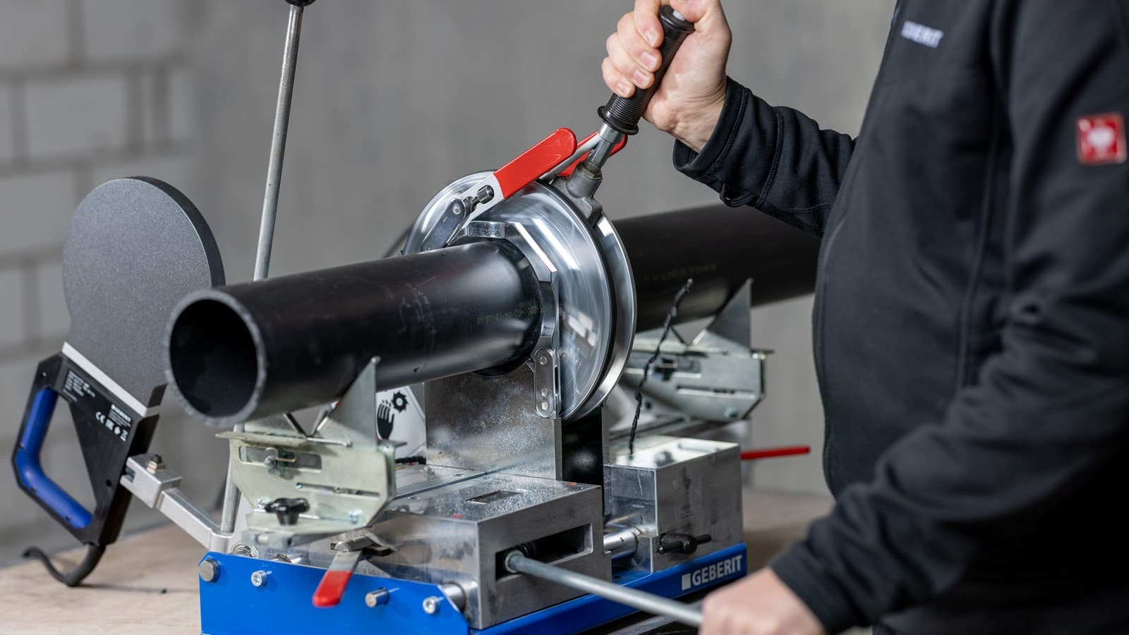 Máquina de soldar Geberit Media d40-160 Máquina de soldar Geberit Media d40-160