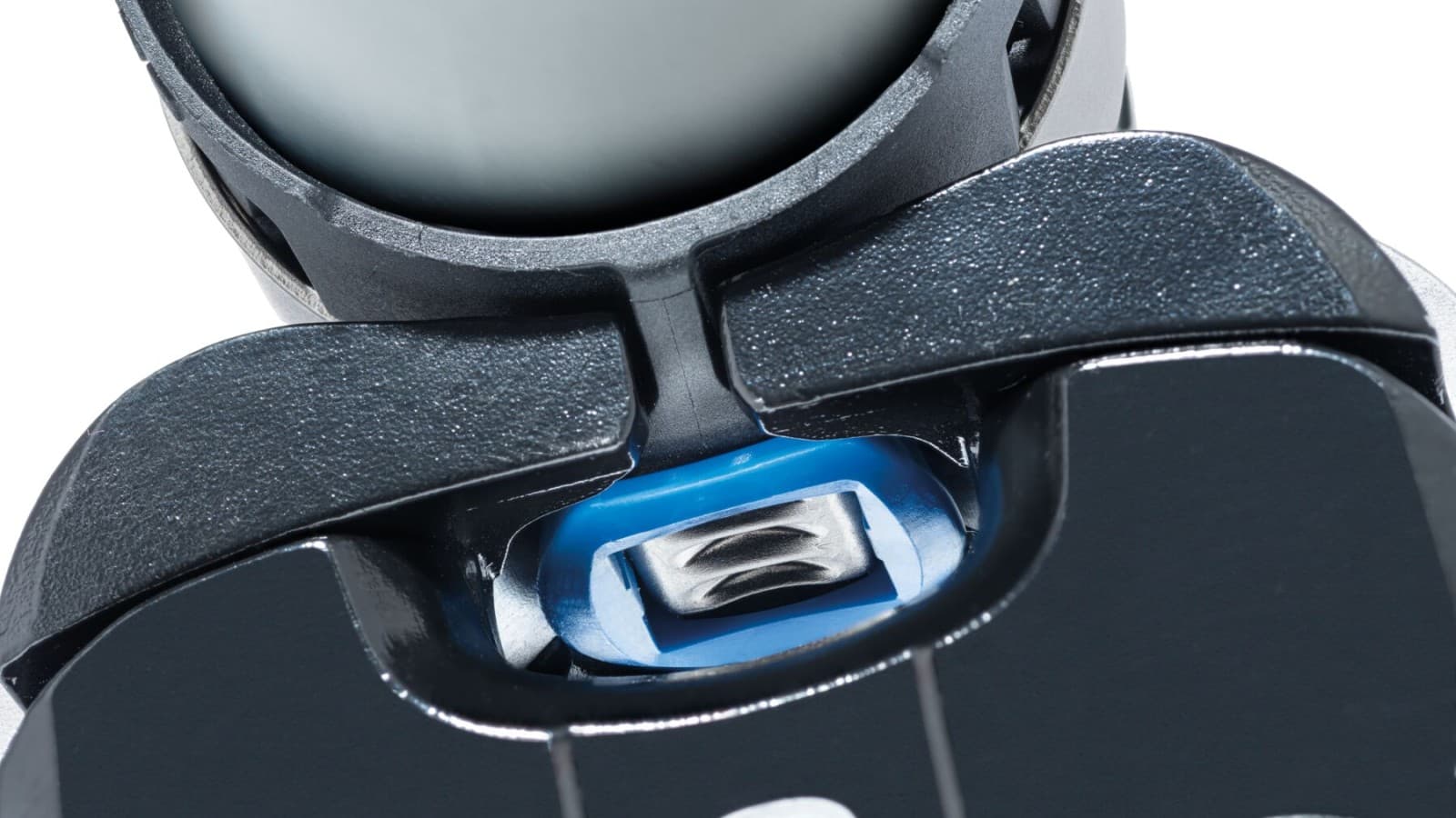Guiar la herramienta a través del indicador de compresión con Geberit FlowFit Guiar la herramienta a través del indicador de compresión con Geberit FlowFit