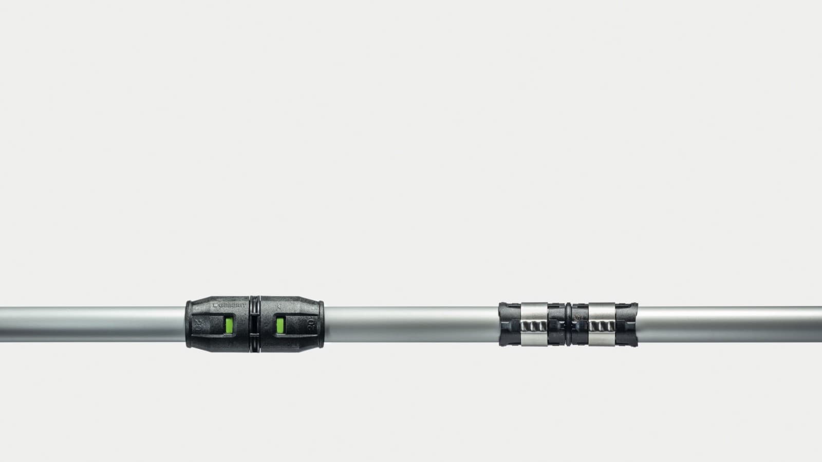 Una solo tubería, dos sistemas: Geberit FlowFit y Geberit PushFit. Una solo tubería, dos sistemas: Geberit FlowFit y Geberit PushFit.