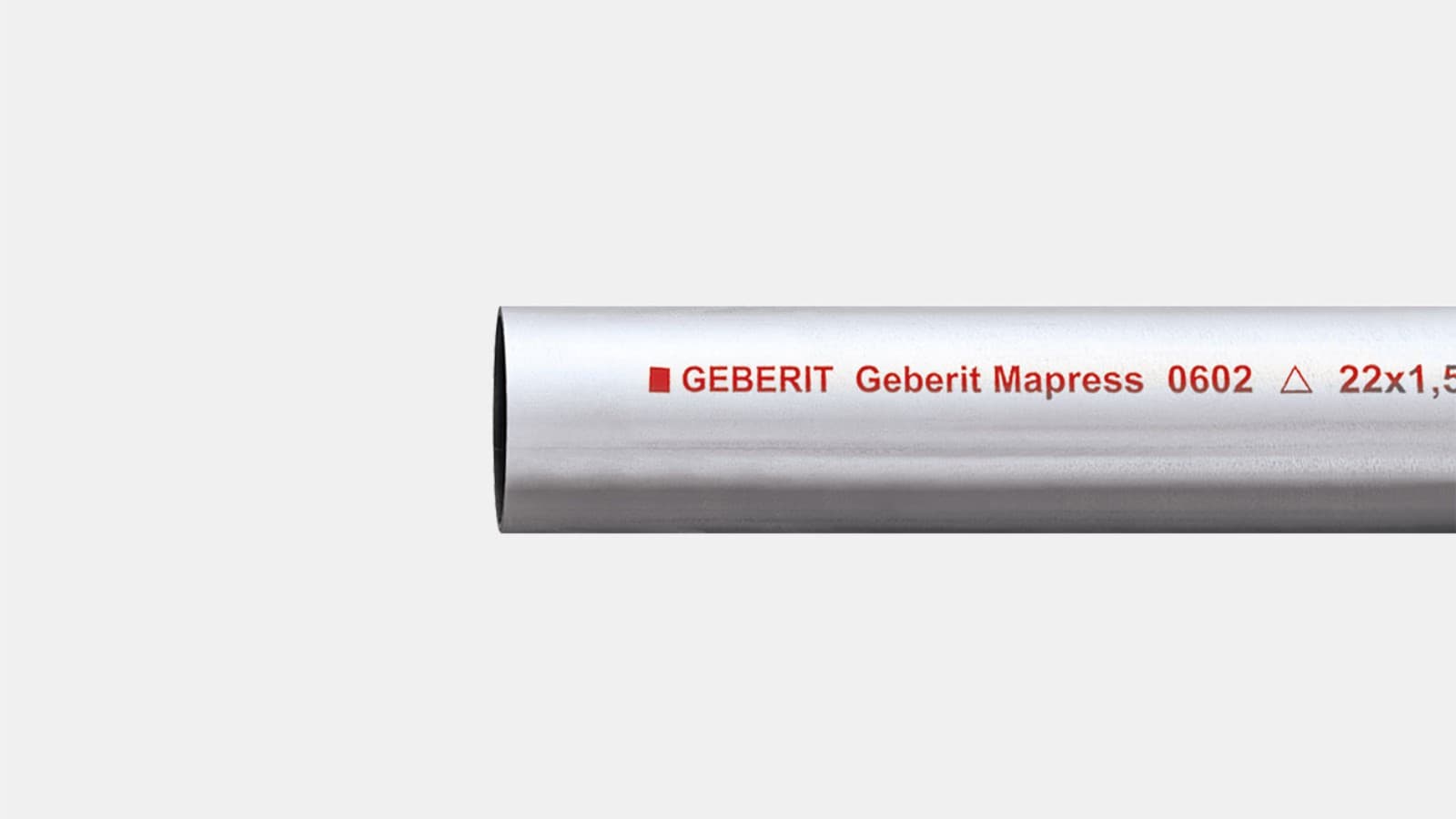 Tubo de sistema Geberit Mapress Acero al Carbono galvanizado exteriormente Tubo de sistema Geberit Mapress Acero al Carbono galvanizado exteriormente