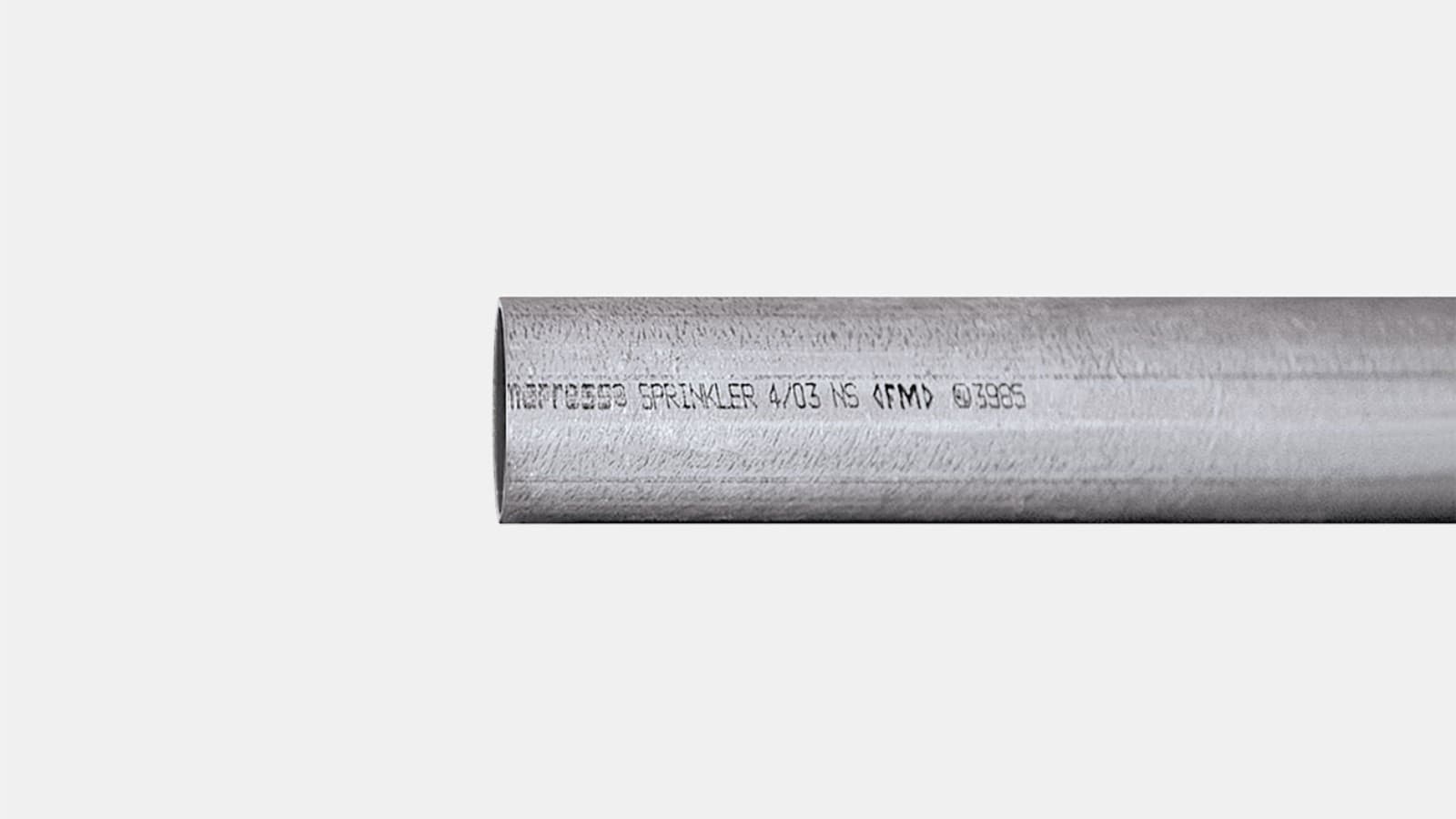 Tubo de sistema Geberit Mapress Acero al Carbono con exterior e interior recubierto de zinc Tubo de sistema Geberit Mapress Acero al Carbono con exterior e interior recubierto de zinc