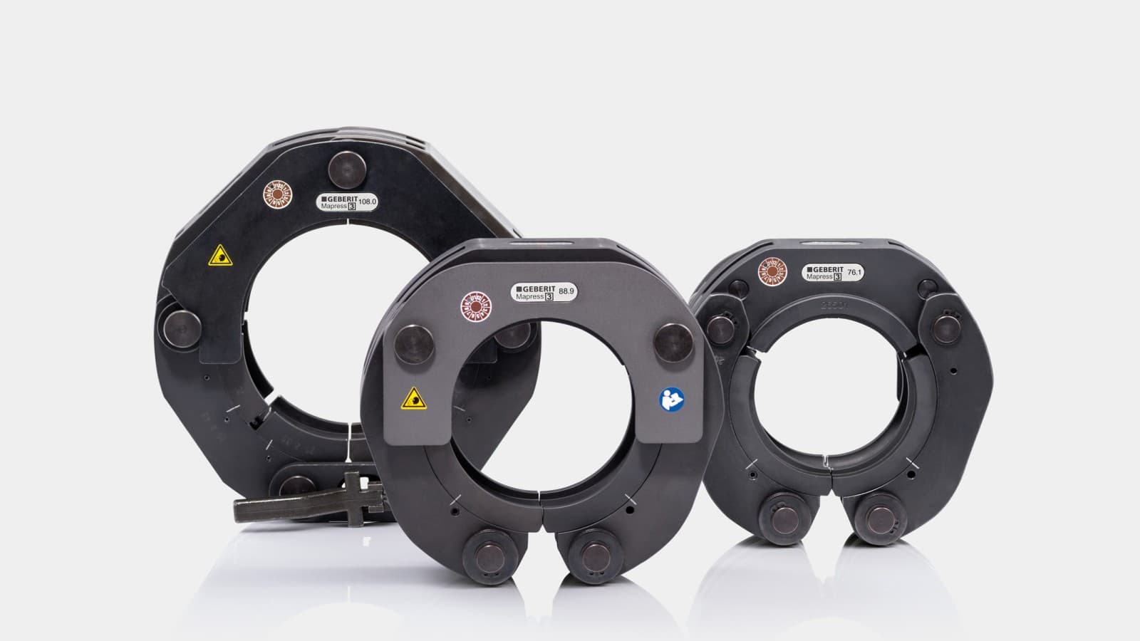 Collarines de compresión Geberit con cierre rápido Collarines de compresión Geberit con cierre rápido